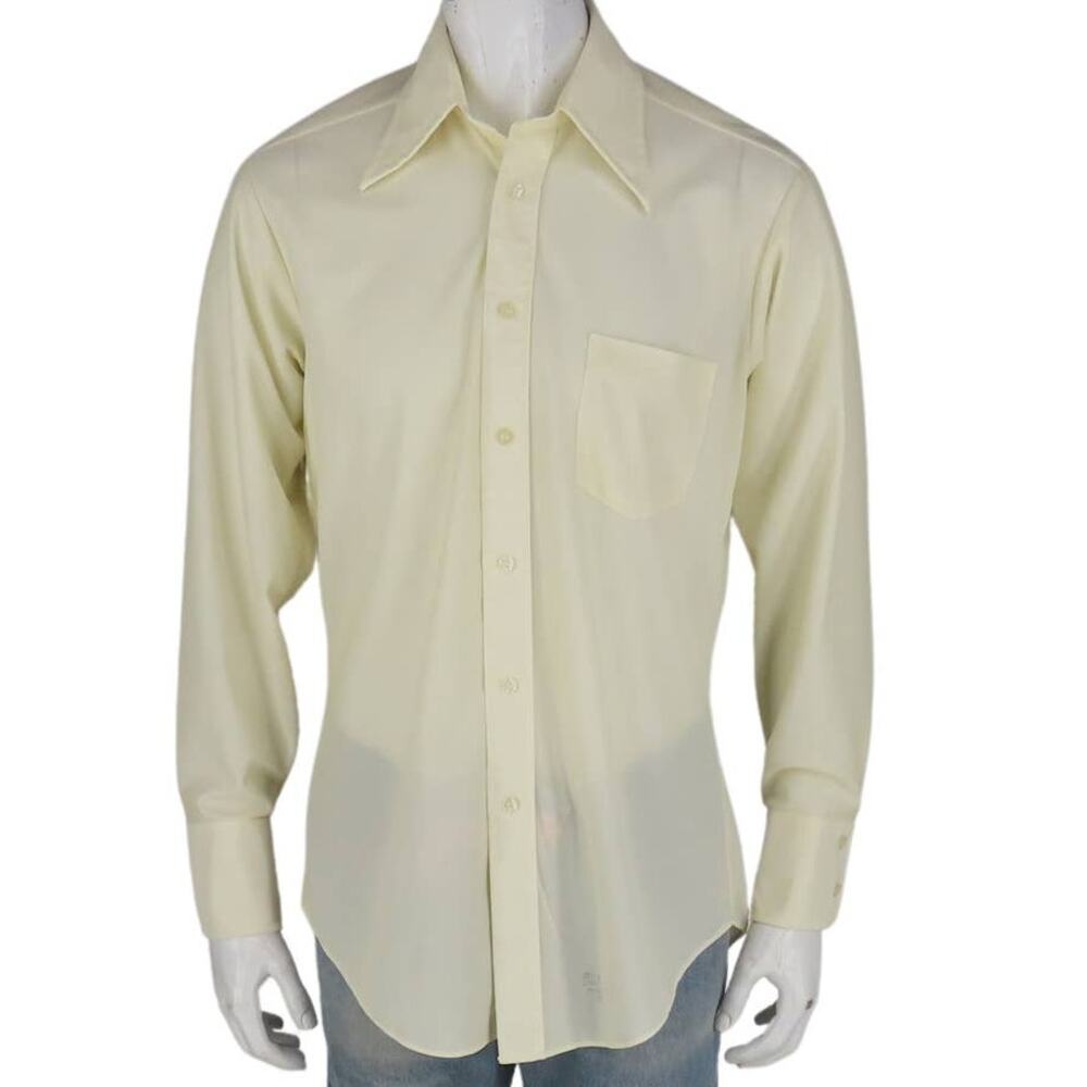 Vintage Sears Men's Textured Disco Pocket Shirt